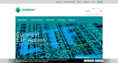 Desktop Screenshot of euronext.com